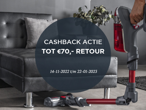Cashbackactie zakloze stofzuigers najaar 2022